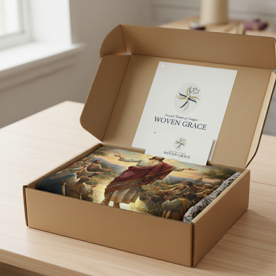 The Blanket of Grace ✞ — Handmade Woven Heirloom