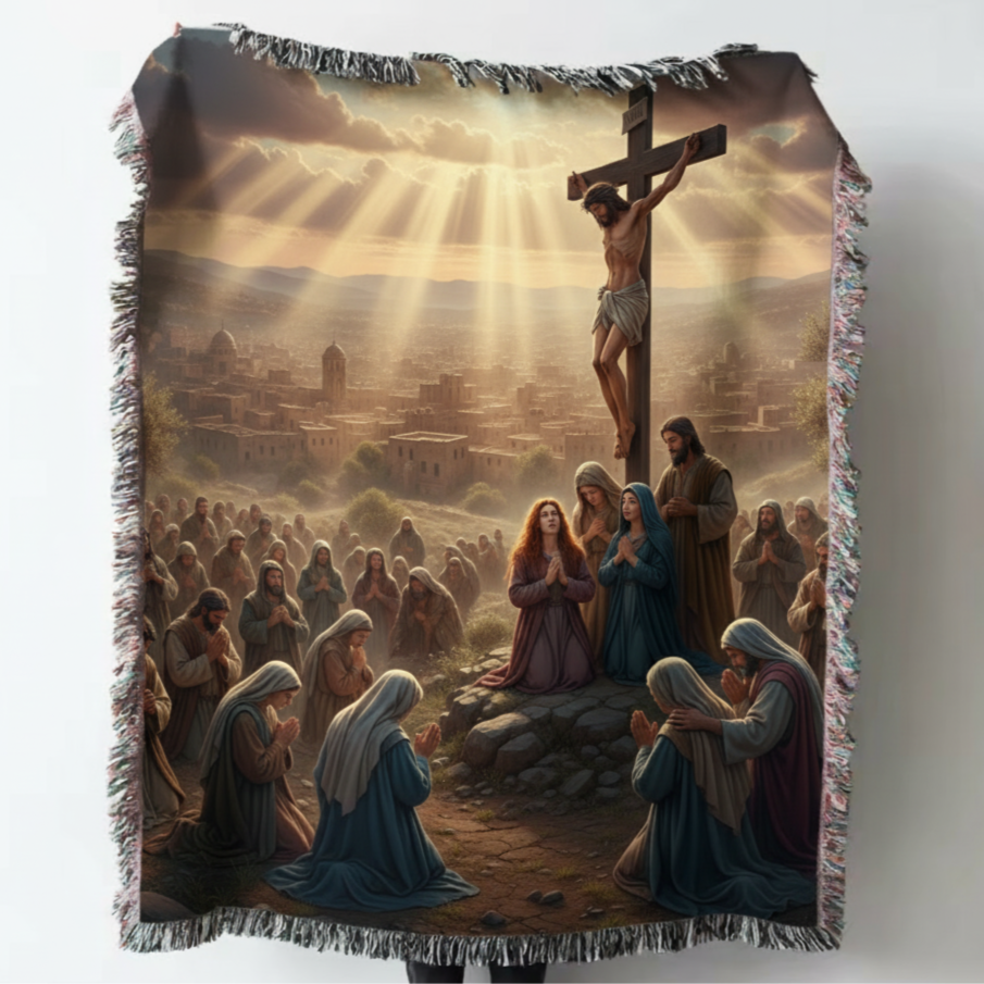 The Blanket of Grace ✞ — Handmade Woven Heirloom